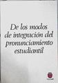De los modos de integración del pronunciamiento estudiantil | 144181 | Comuna Antinacionalista Zamorana, Agustín García Calvo