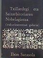 Txillardegi eta Saizarbitoriaren nobelagintza | 182196 | Sarasola, Ibon