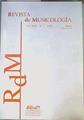RDM, REVISTA DE MUSICOLOGÍA, VOL XXX, Nº 2, 2007 | 161800 | VVAA