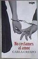No reclames al amor | 176891 | Crespo Usó, Carla