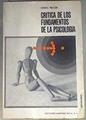 Crítica de los fundamentos de la psicología | 169446 | Politzer, Georges