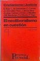 El neoliberalismo en cuestión | 140726 | Centre d'Estudis Cristianisme i Justícia