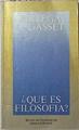 Qué Es Filosofía ? | 58871 | Ortega Y Gasset José