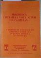 Pragmatica Literatura Vasca Actual en Castellano | 157164 | """ Miguel de Unamuno "", Asociación Vasca de profesores de Español/VVAA"