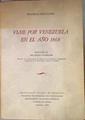 VIAJE POR VENEZUELA EN EL AÑO 1868 | 184238 | GERSTÄCKER , FRIEDRICH