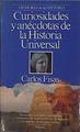 Curiosidades y anécdotas de la historia universal: edad antigua | 85113 | Fisas, Carlos