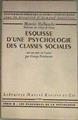 Esquisse d’une psychologie des classes sociales | 171030 | Halbwachs Maurice