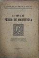 La Obra De Pedro De Garmendia | 59419 | Ybarra Y Berge Javier De
