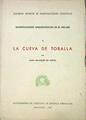 Investigaciones Arqueologicas en el Pallars I La Cueva de Toralla | 141160 | Maluquer de Motes, Juan
