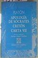 "Apología de Sócrates ; Critón ; Carta VII" | 134425 | Platón