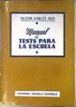 Imagen del vendedorManual de tests para la escuela | 186438 | Víctor García Hoz