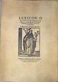 Lexicón o Vocabulario de la lengua general del Perú | 181975 | Fray Domingo de Santo Tomás