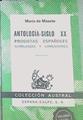 Antología-Siglo XX Prosistas Españoles Semblanzas Y Comentarios | 53109 | De Maeztu, María