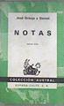 Notas | 174281 | Ortega y Gasset, José
