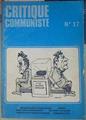 Critique communiste Revue, 17 | 154979 | VVAA
