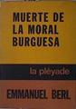 Muerte De La Moral Burguesa | 62251 | Berl Emmanuel