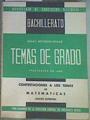 Matematicas ( Grado superior)Temas de Grado Guias metodologicas Propuestos en 1965 | 122851 | Direcion General de Enseñanza  Media