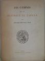 Los Caminos en la Historia de España | 148156 | Menendez Pidal, Gonzalo