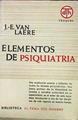 Elementos De Psiquiatría | 43294 | Van Laere J E