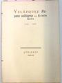 Velázquez Pájaro Solitario (1945-1984) | 40836 | Gaya, Ramón