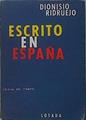 Escrito en España | 140931 | Ridruejo, Dionisio