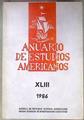 Anuario de estudios americanos Tomo 43 (1986) | 181316 | Varios