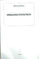 Prologo Patetico | 20063 | Sastre Alfonso