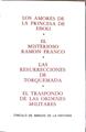 Torquemada y otros Vol IX Los amores de princesa de eboli  El misterioso Ramos Franco, | 188475 | Victoria Montalembert/Varios Autores