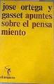 Apuntes sobre el pensamiento | 77924 | Ortega y Gasset, José