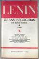 Obras escogidas en doce tomos, Tomo X  Junio de 1919 abril de 1920 | 171183 | LENIN Vladimir Ilich