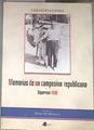 Memorias de un campesino republicano : Caparroso, 1936 | 179225 | Guerra Bernarte, Gerardo