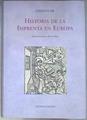 La imprenta en Europa | 180960 | Colin, Clair/Traducción de Juan Antonio Ollero y Daniel Martín, Edición de Julián Martín Abad.