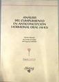 Análisis del cumplimiento en anticoncepcion hormonal oral Aho | 172145 | VVAA