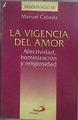 La vigencia del amor afectividad, hominización y religiosidad | 183061 | Cabada Castro, Manuel