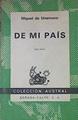 De mi país Descripciones, relatos y artículos de costumbres | 154357 | Unamuno, Miguel de