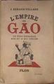 L'Empire De Gao Un Etat Soudanais Aux XVe et XVIe Siecles | 182658 | Beraud-Villars, J.