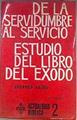 De la servidumbre al servicio Estudio del libro del éxodo | 174192 | AUZOU Georges