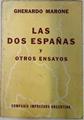 Las dos Españas y otros ensayos | 71964 | Marone, Gherardo