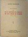 Historia del Real Colegio de Cirugia de San CArlos de Madrid 1787 - 1828 | 137586 | Usandizaga, Manuel