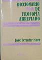 Diccionario de filosofía abreviado | 145157 | Ferrater Mora, José