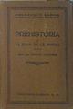 Prehistoria I La Edad de Piedra | 140375 | Dr. Moritz Hoernes