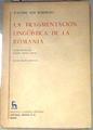 La fragmentacion lingüistica de la romania | 175249 | Walter Von Wartburg