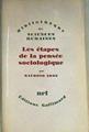 Les étapes de la pensée sociologique. Montesquieu, Comte, Marx, Tocqueville, Durkheim, Pareto, Weber | 164706 | ARON Raymond