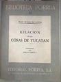Relación de las cosas del Yucatán | 181357 | Fray Diego de Landa