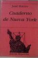Cuaderno De Nueva York | 18887 | Hierro Jose