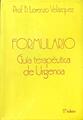 Formulario guía terapeútica de urgencia | 188022 | Benigno Lorenzo Velázquez