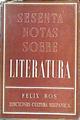 Sesenta notas sobre literatura | 142290 | Felix Ros