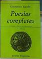 Poesías completas | 99146 | Kavafis, Konstantinos