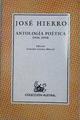 Antología poética 1936 - 1998 | 145202 | Hierro, José