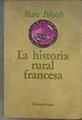 La Historia rural francesa,  caracteres originales | 183998 | Bloch, Marc